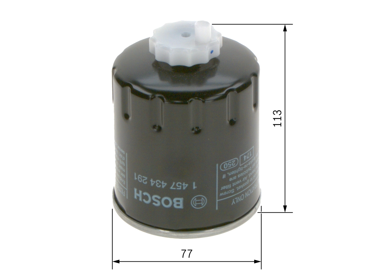 BOSCH 1 457 434 291 Fuel Filter