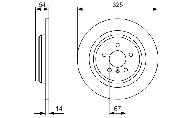 Brake Disc 0 986 479 D10