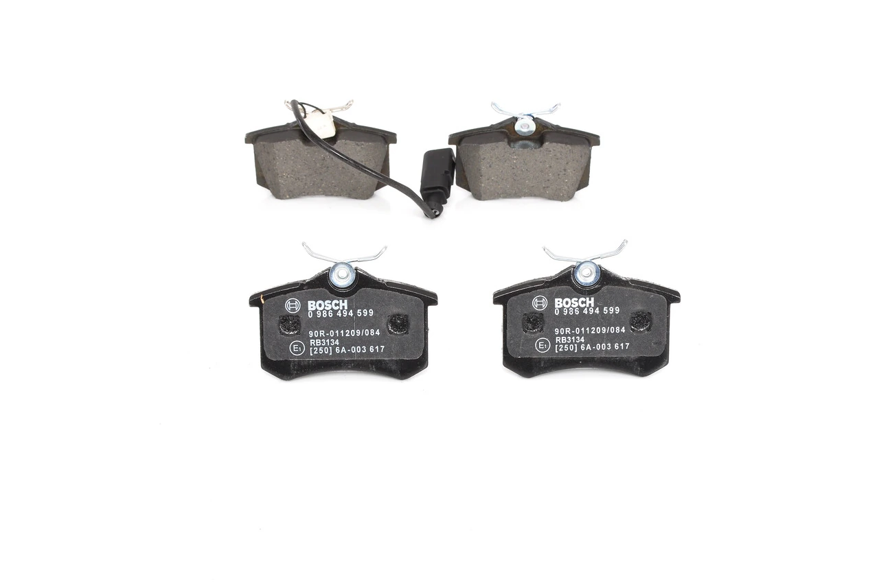 Brake Pad Set, disc brake 0 986 494 599