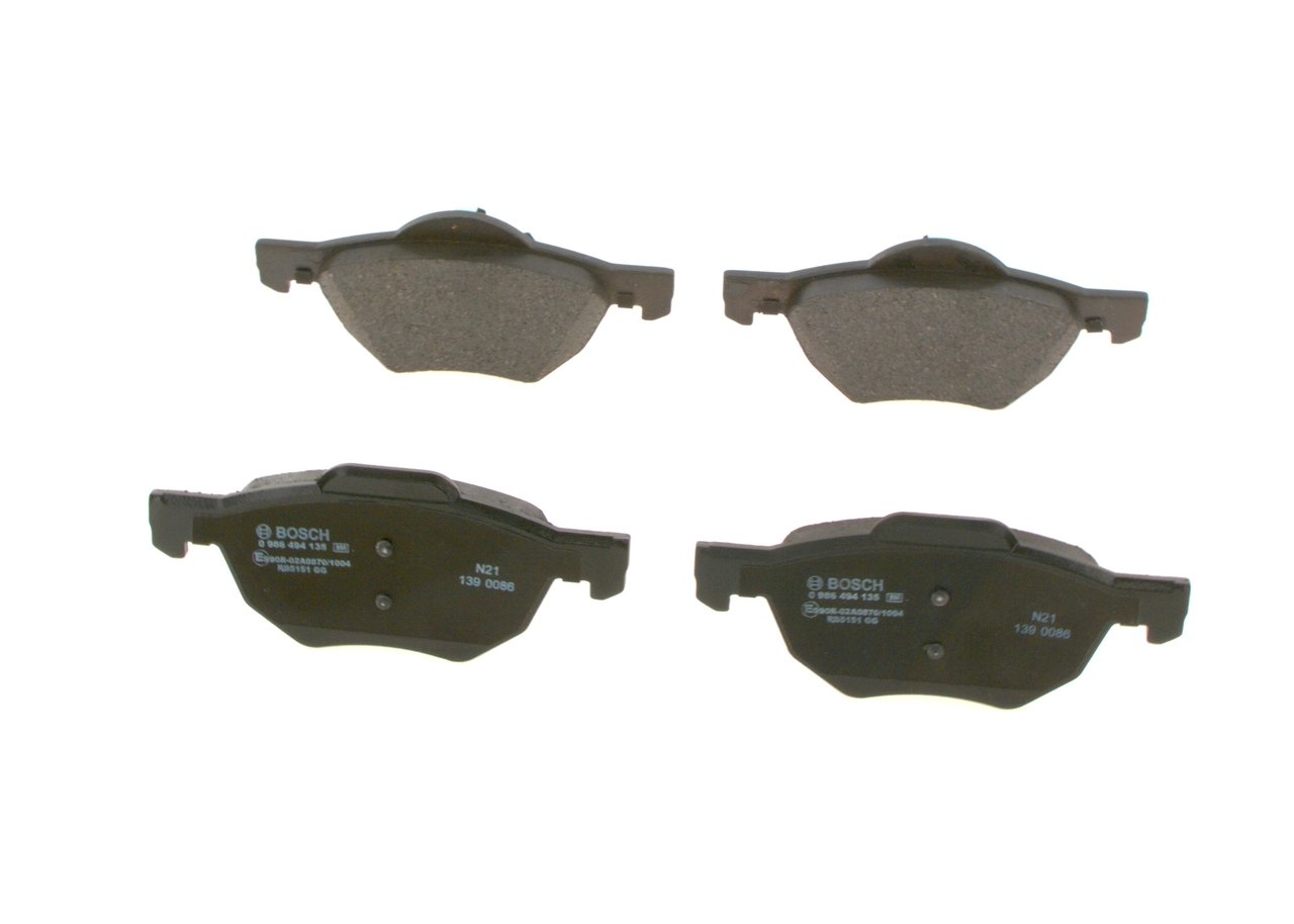 Brake Pad Set, disc brake 0 986 494 135
