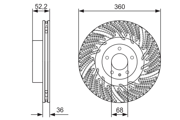Brake Disc 0 986 479 D29