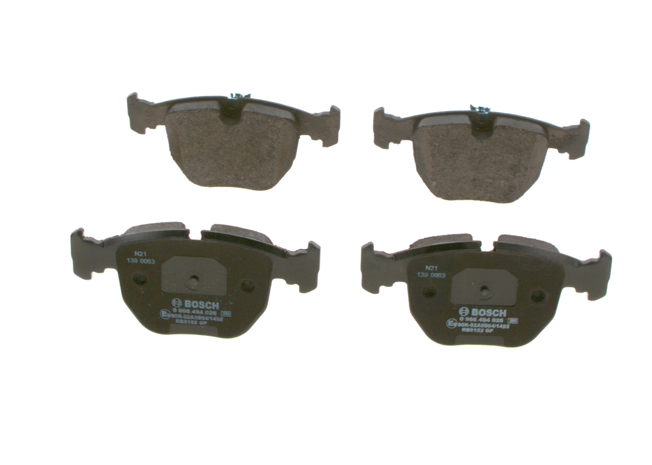 Brake Pad Set, disc brake 0 986 494 028