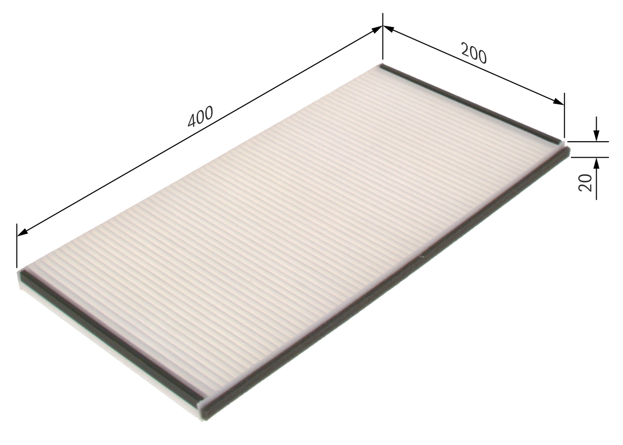 BOSCH 1 987 431 212 Filter, cabin air