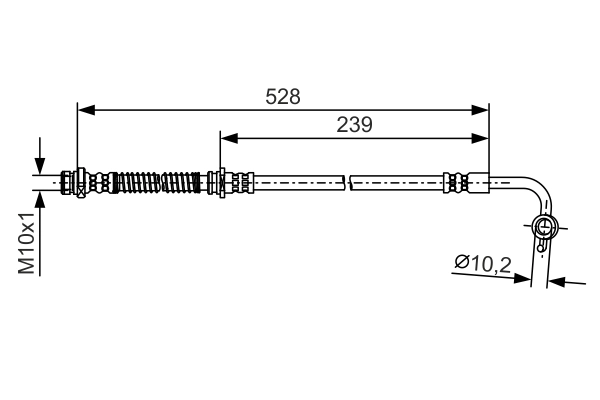 BOSCH 1 987 481 B27 Brake Hose