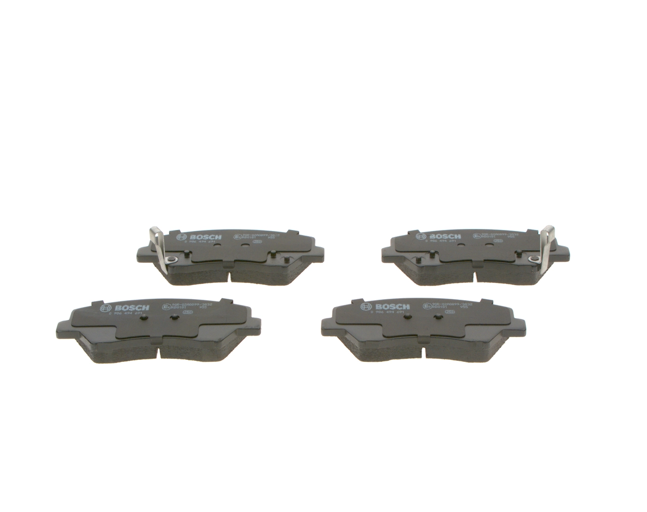 Brake Pad Set, disc brake 0 986 494 691