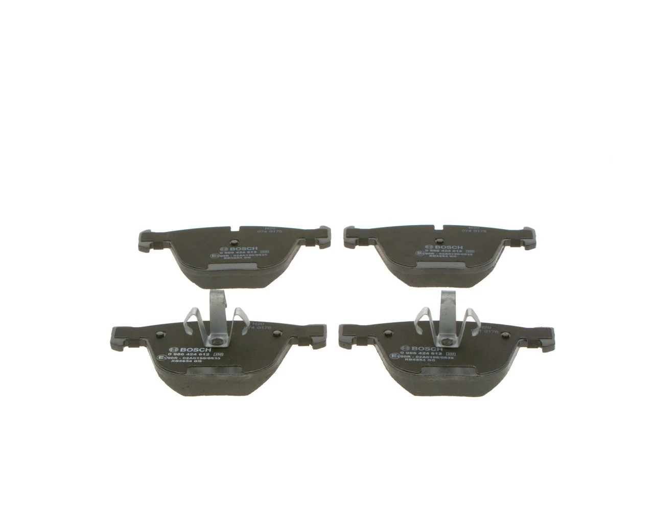 Brake Pad Set, disc brake 0 986 424 612