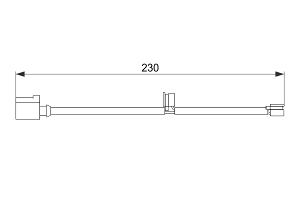 BOSCH 1 987 474 569 Warning Contact, brake pad wear