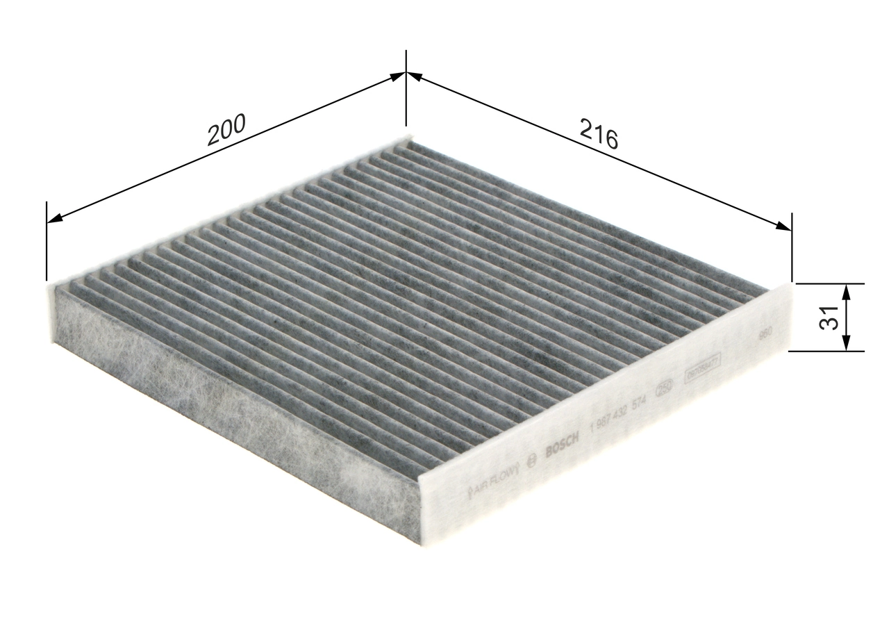 Filter, cabin air 1 987 432 574