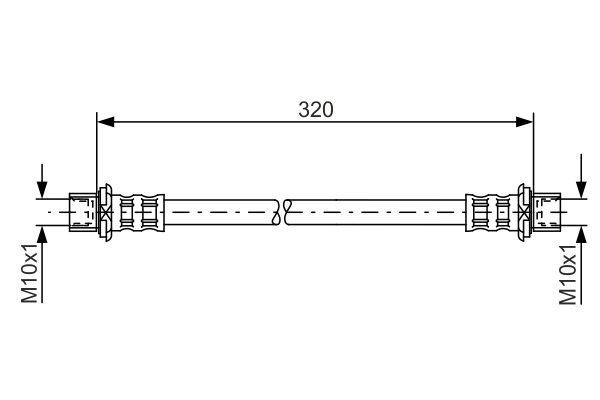 Brake Hose 1 987 481 181