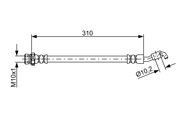 Brake Hose 1 987 481 891