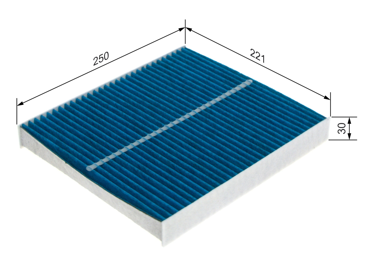Filter, cabin air FILTER+pro 0 986 628 566