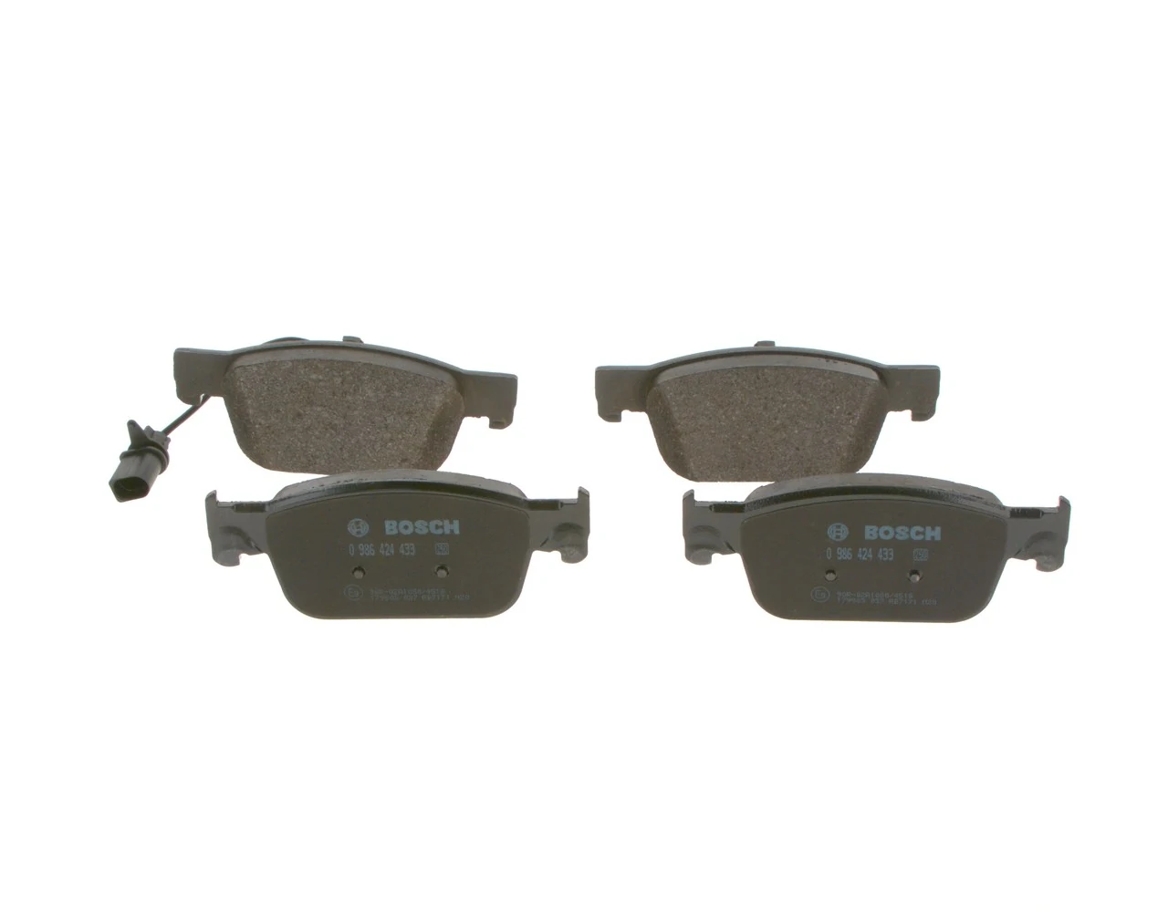 Brake Pad Set, disc brake 0 986 424 433