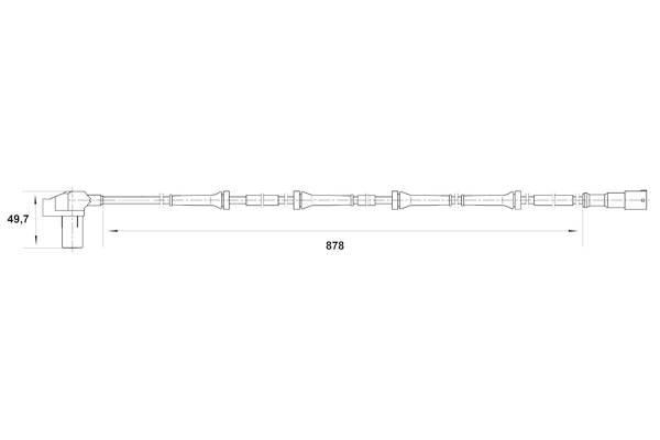 BOSCH 0 265 006 711 Sensor, wheel speed