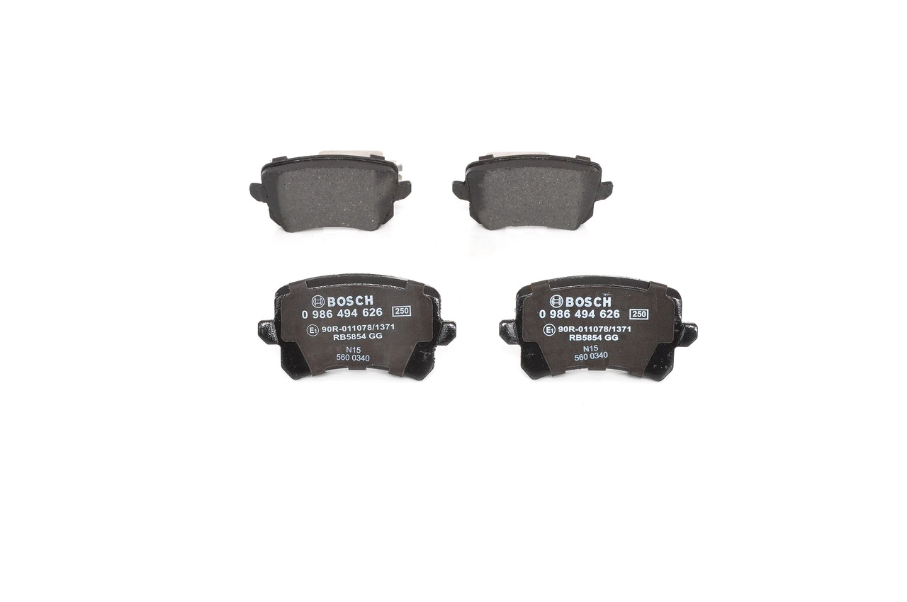 Brake Pad Set, disc brake 0 986 494 626