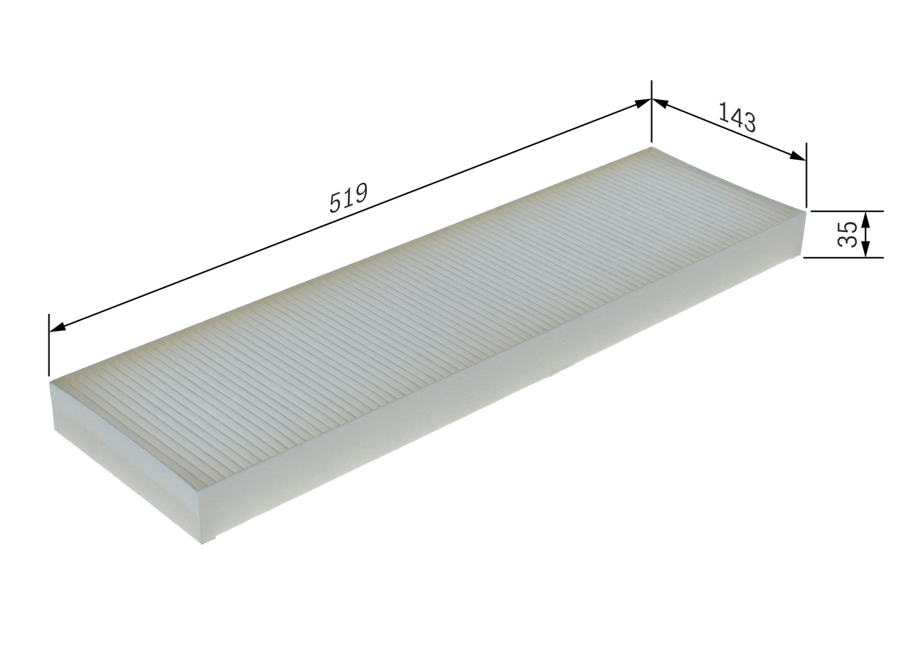 Filter, cabin air 1 987 435 109