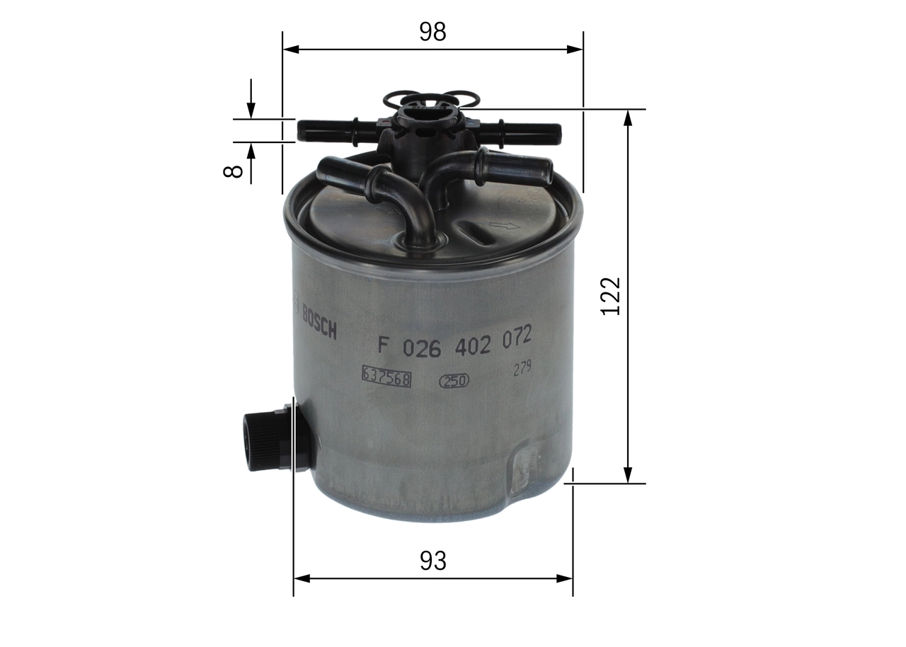 Fuel Filter F 026 402 072