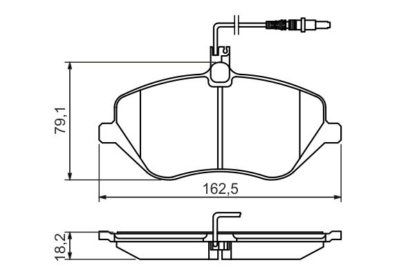 BOSCH 0 986 494 484 Brake Pad Set, disc brake