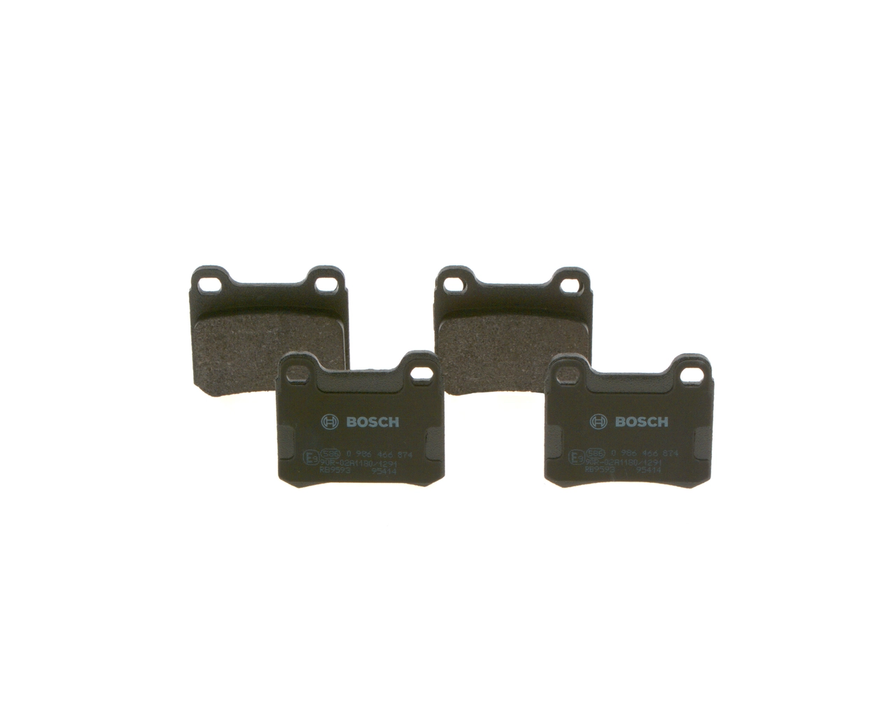 Brake Pad Set, disc brake 0 986 466 874