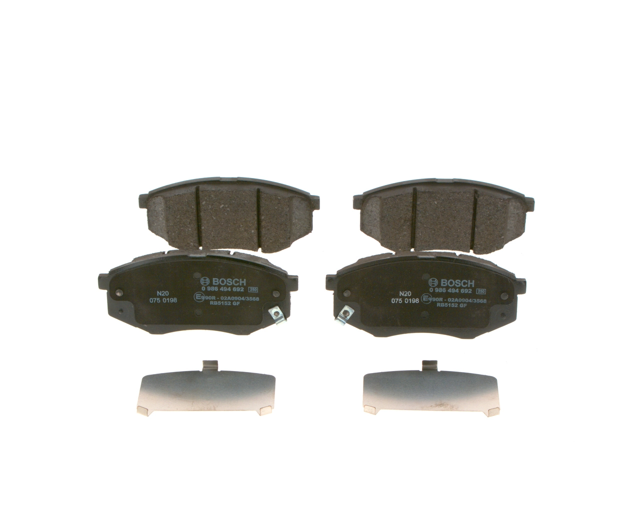 Brake Pad Set, disc brake 0 986 494 692