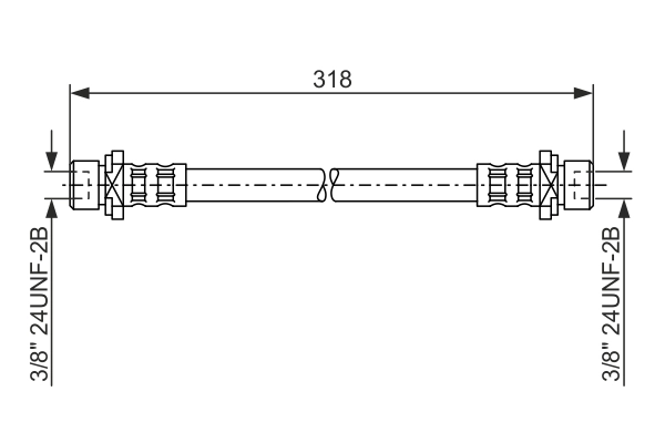 BOSCH 1 987 476 165 Brake Hose
