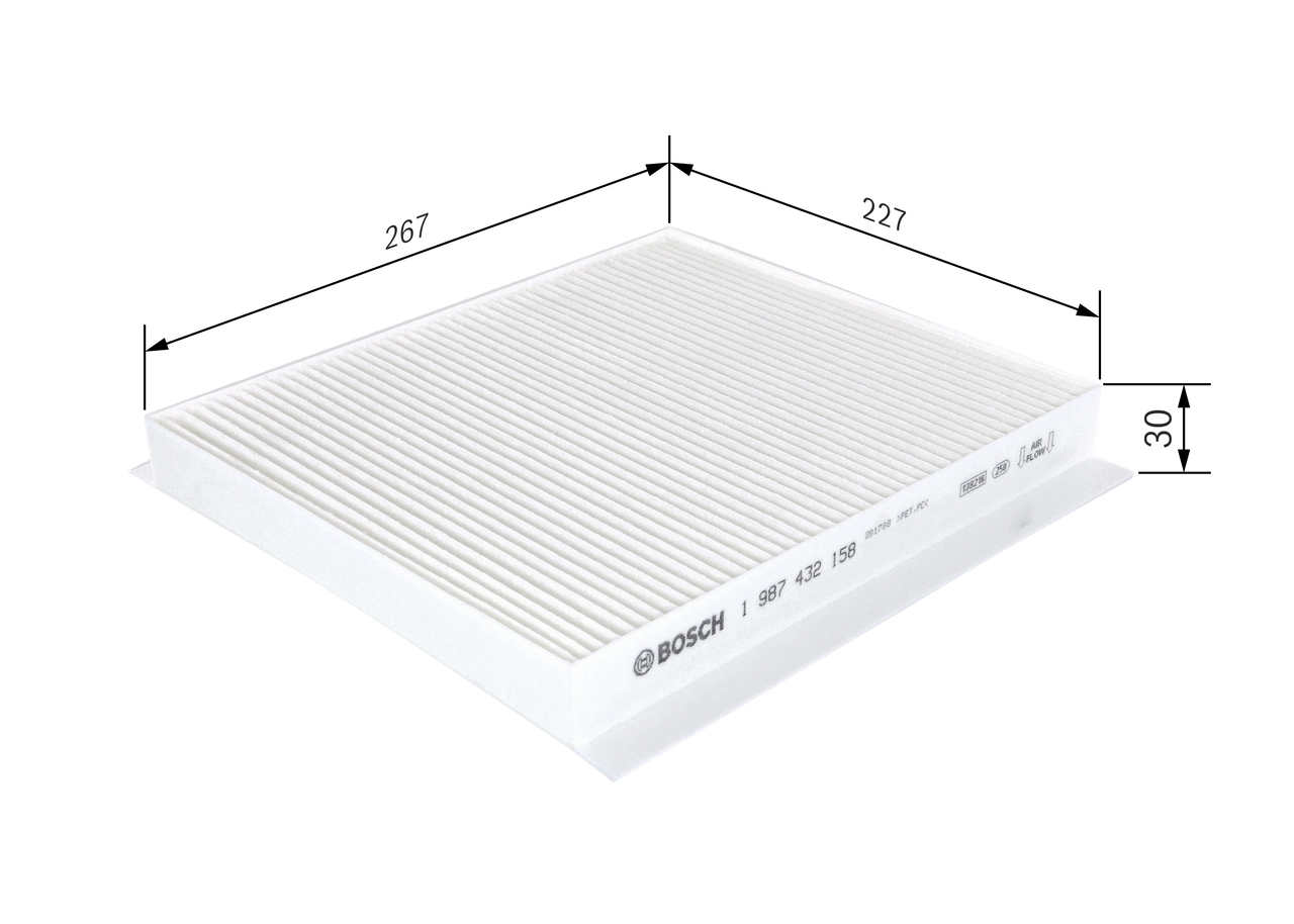Filter, cabin air 1 987 432 158