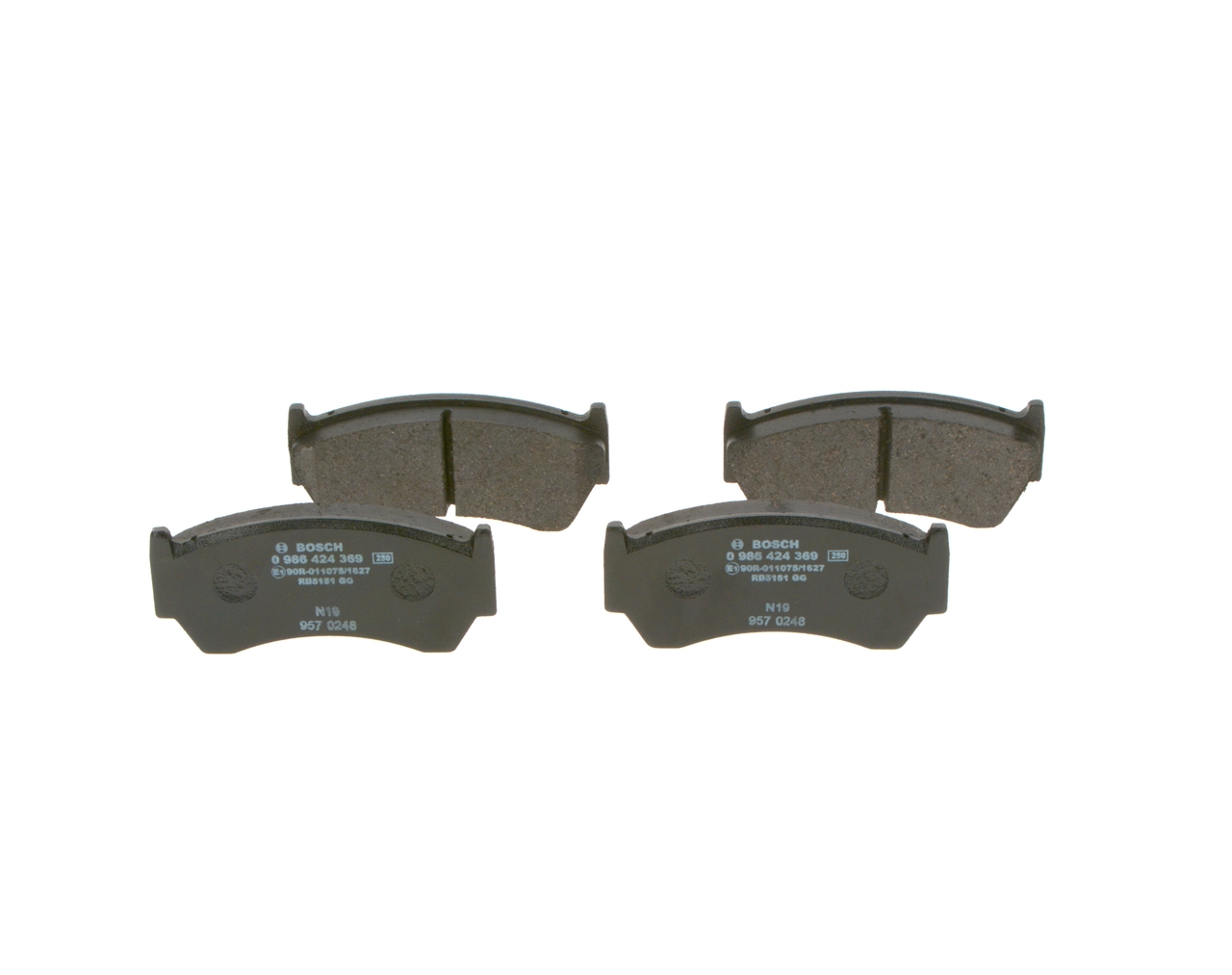Brake Pad Set, disc brake 0 986 424 369