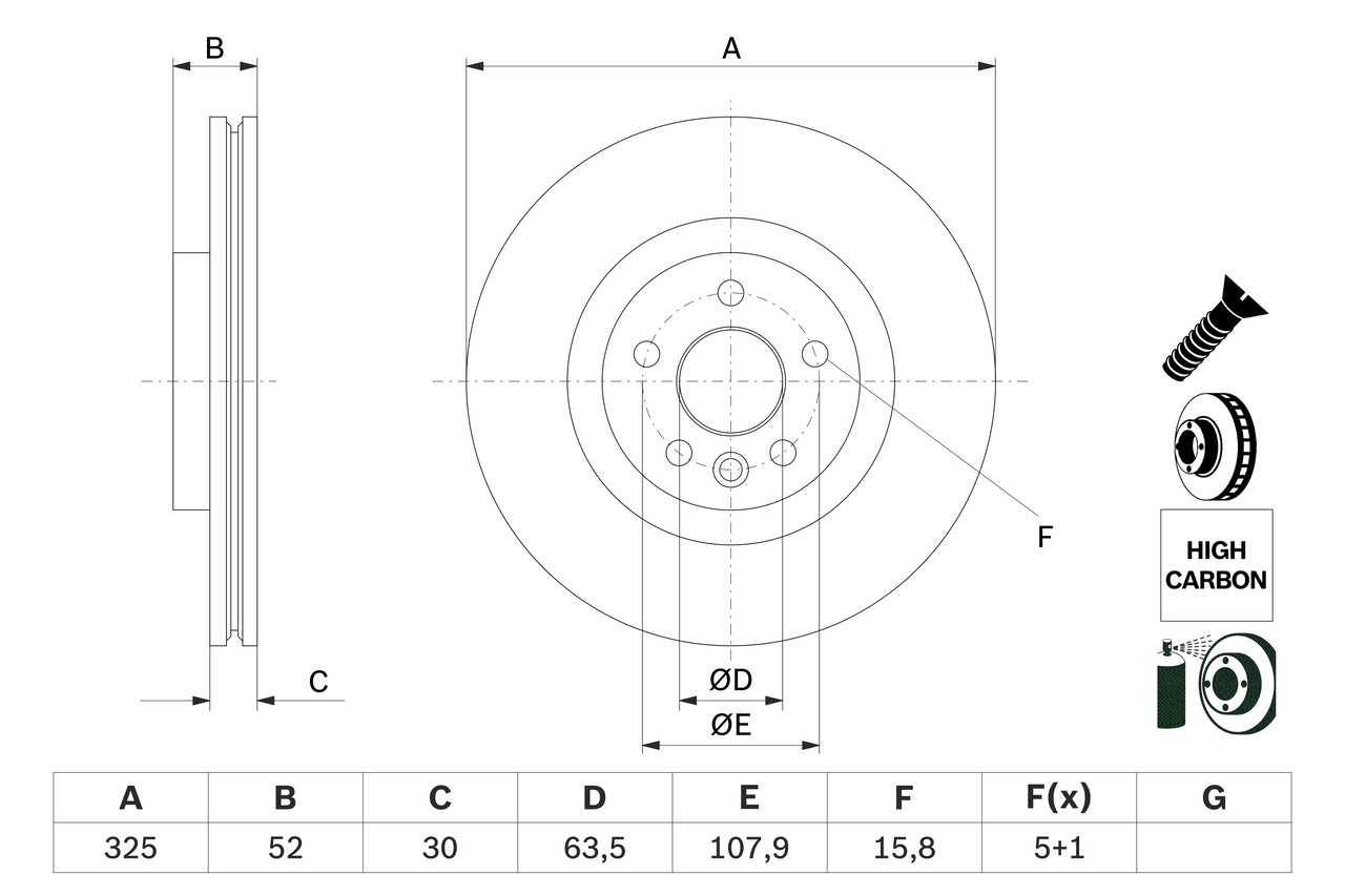 Brake Disc 0 986 479 D79