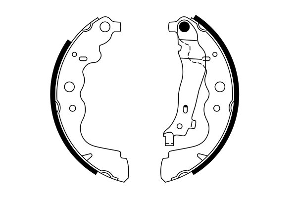 Brake Shoe Set 0 986 487 754
