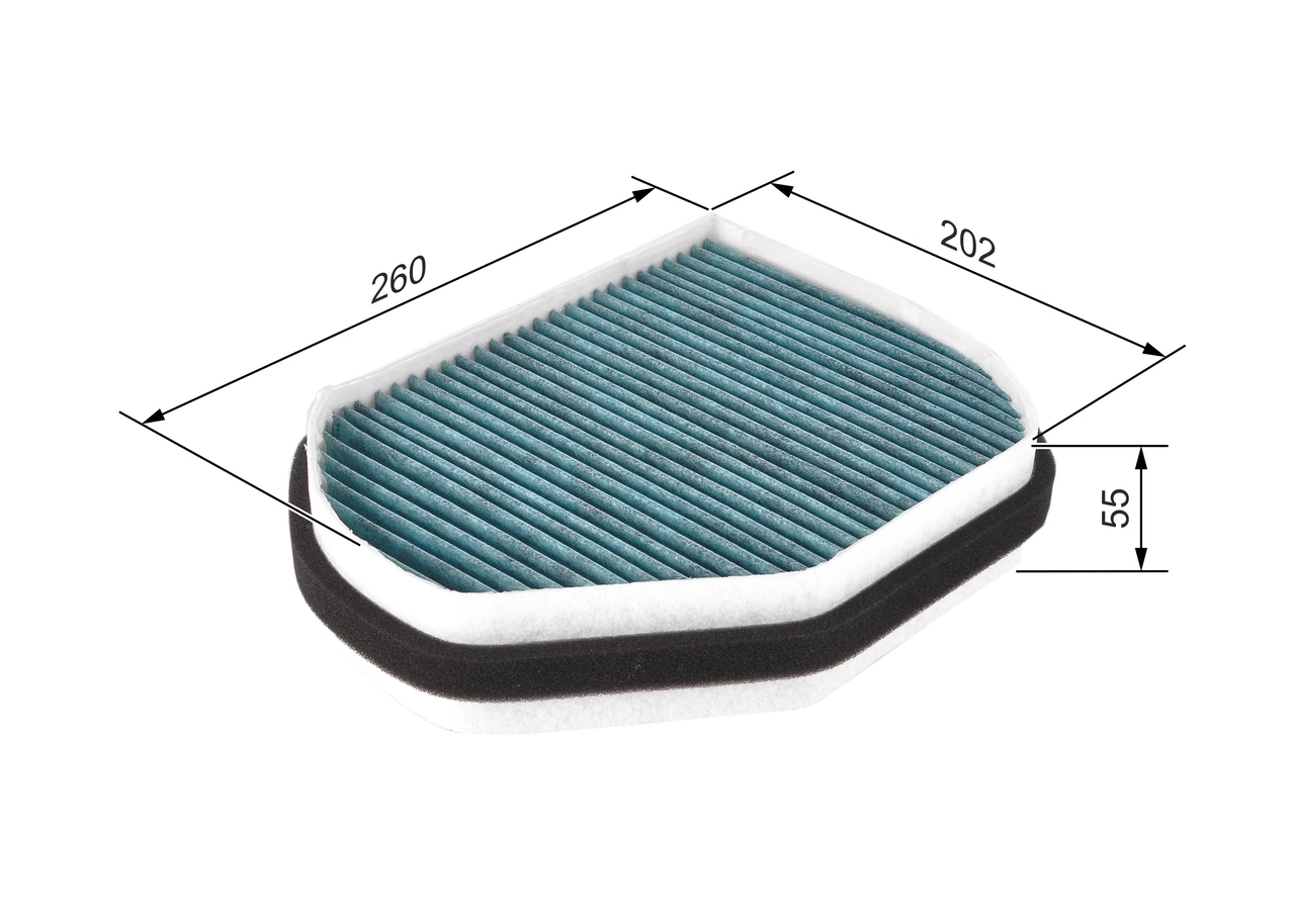 Filter, cabin air FILTER+ 0 986 628 511