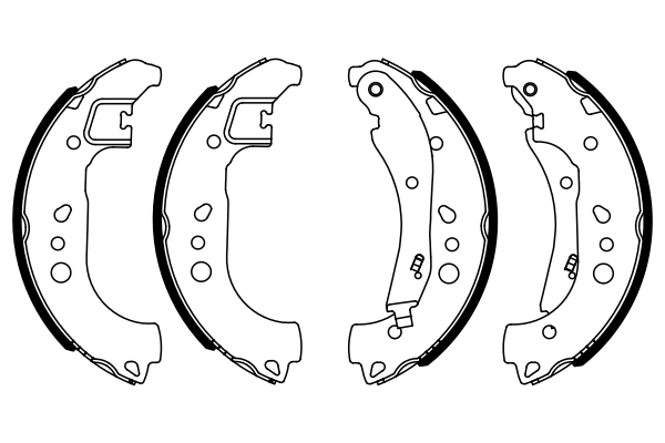Brake Shoe Set 0 986 487 959