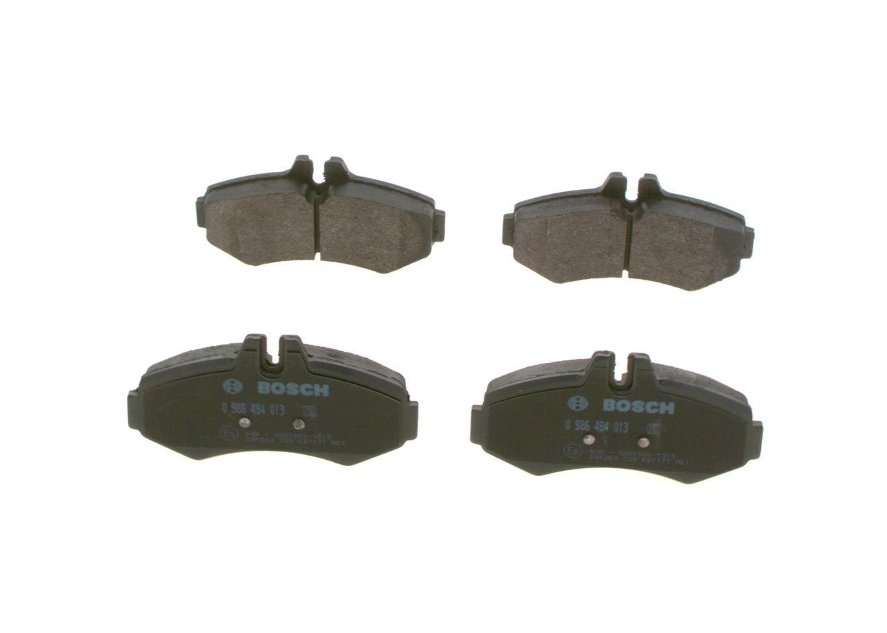 Brake Pad Set, disc brake 0 986 494 013