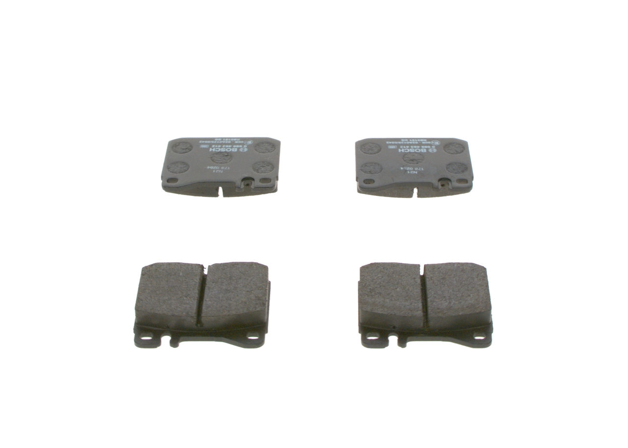 Brake Pad Set, disc brake 0 986 463 412