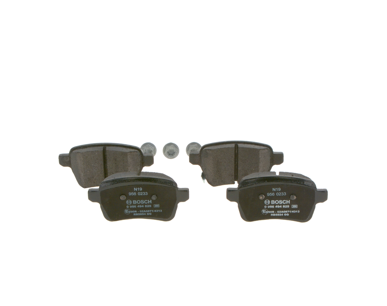 Brake Pad Set, disc brake 0 986 494 825