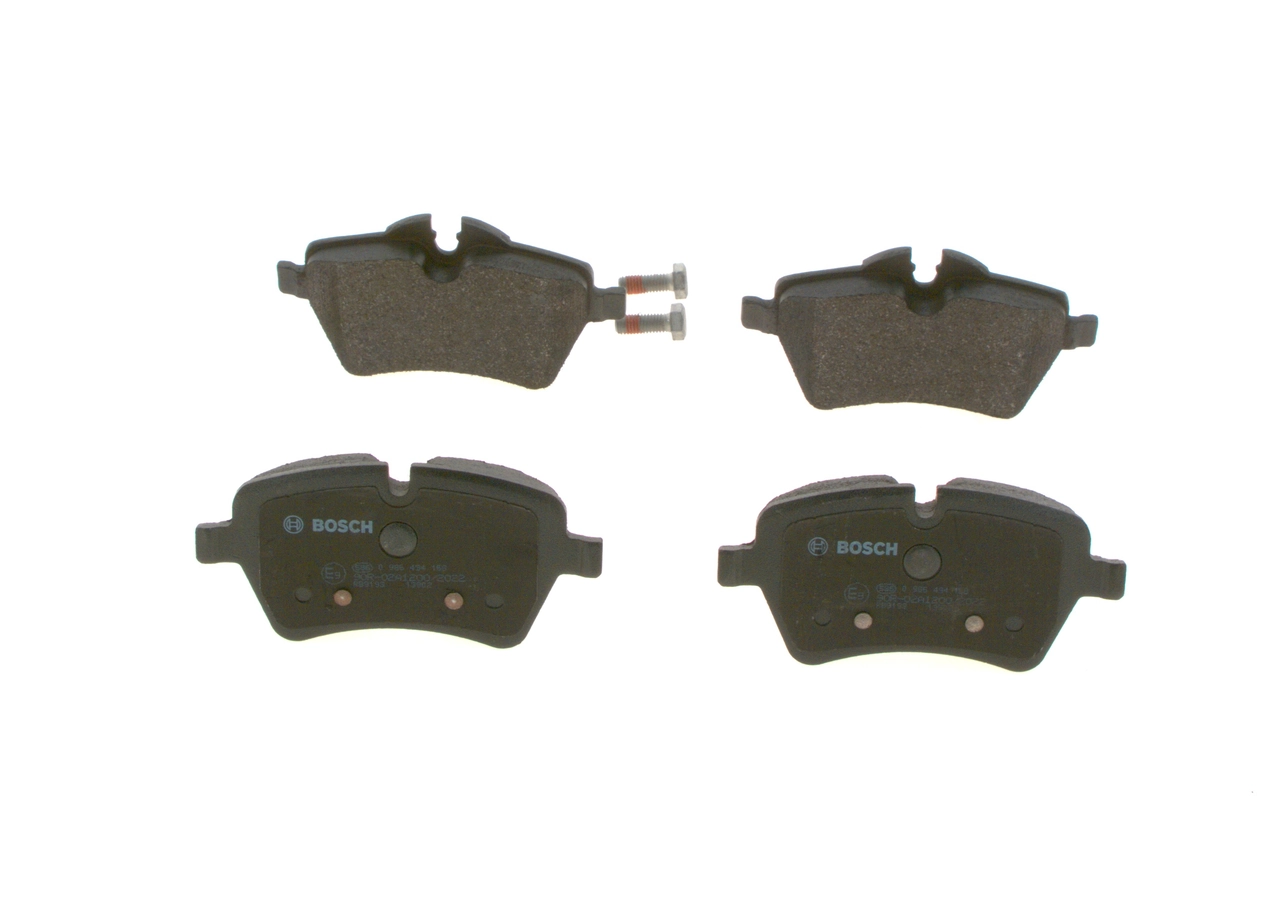 Brake Pad Set, disc brake 0 986 494 168