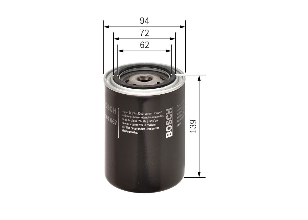 Oil Filter 0 451 104 067