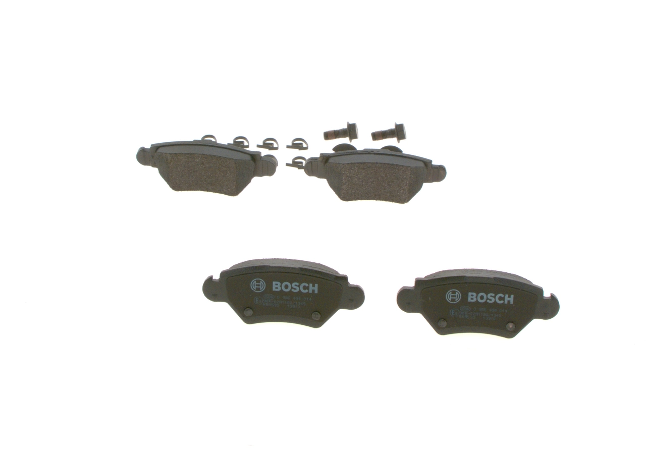 Brake Pad Set, disc brake 0 986 494 014