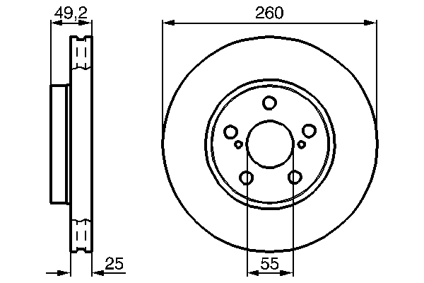 Brake Disc 0 986 478 451
