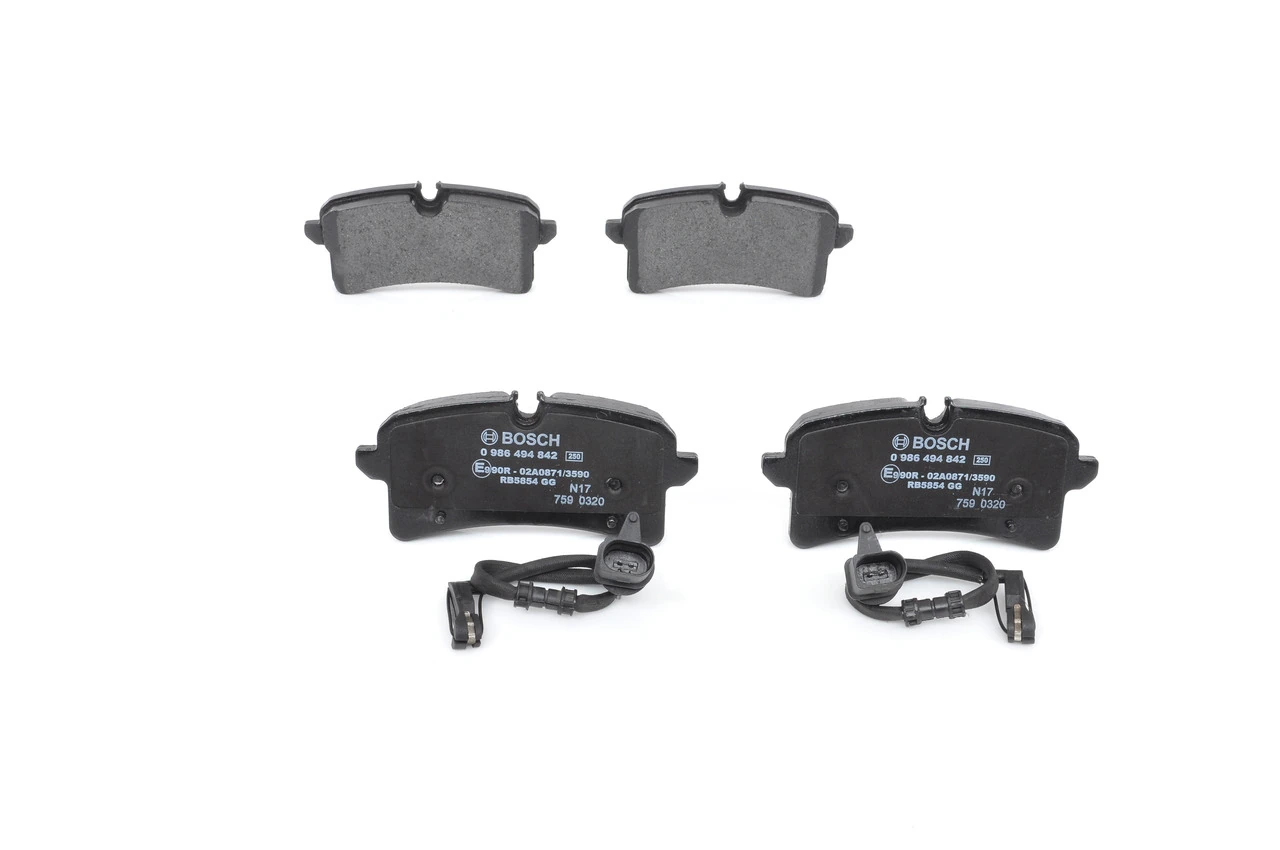 Brake Pad Set, disc brake 0 986 494 842