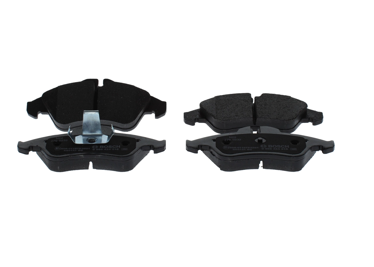 Brake Pad Set, disc brake 0 986 424 218