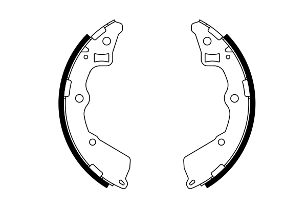 Brake Shoe Set 0 986 487 757