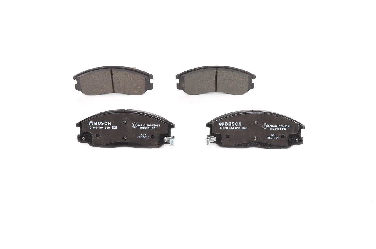Brake Pad Set, disc brake 0 986 494 650
