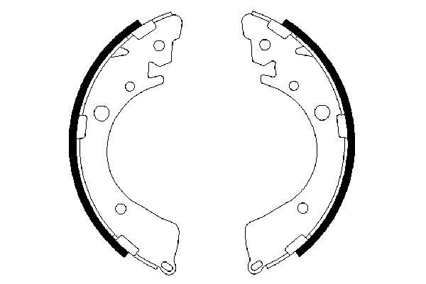 Brake Shoe Set 0 986 487 323