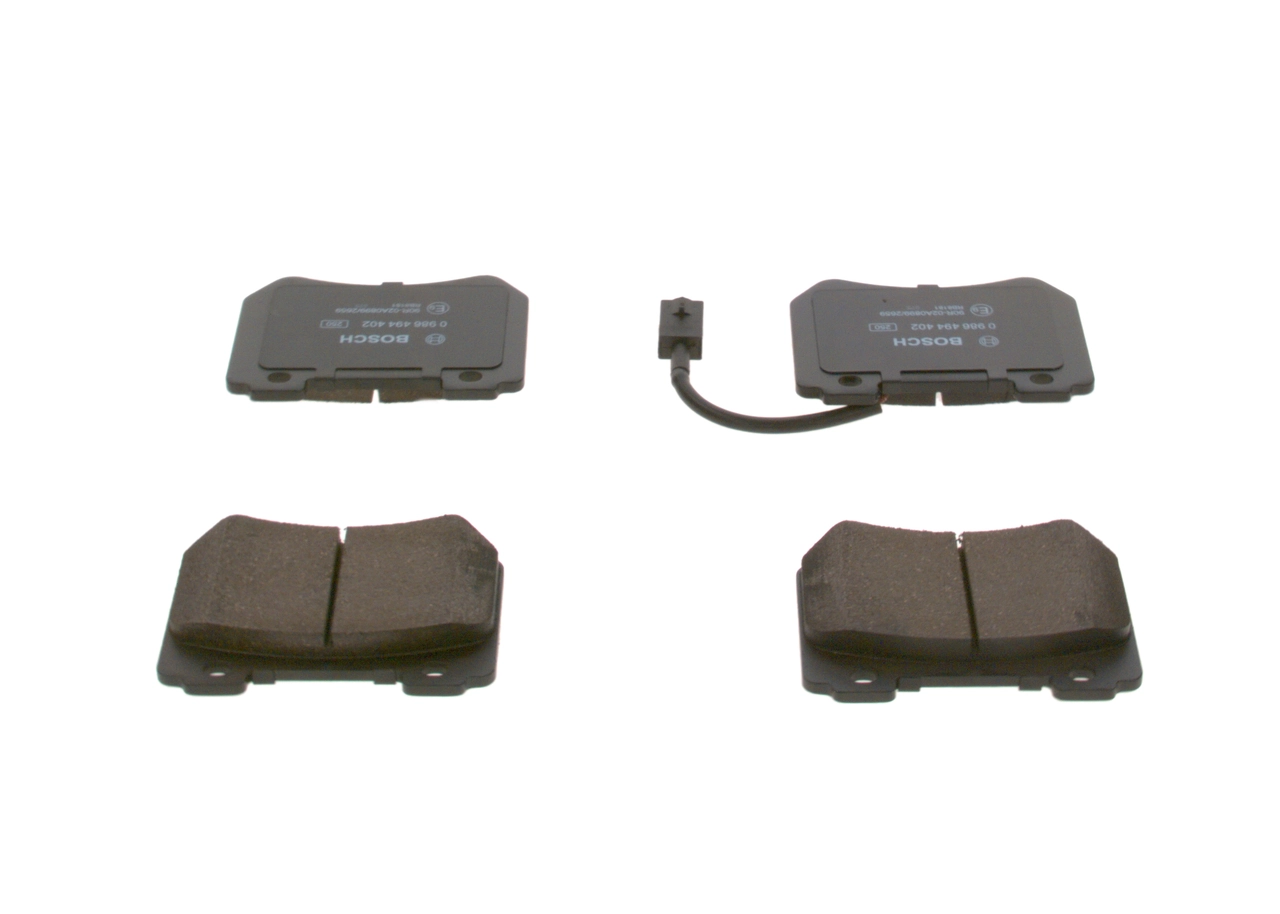 Brake Pad Set, disc brake 0 986 494 402