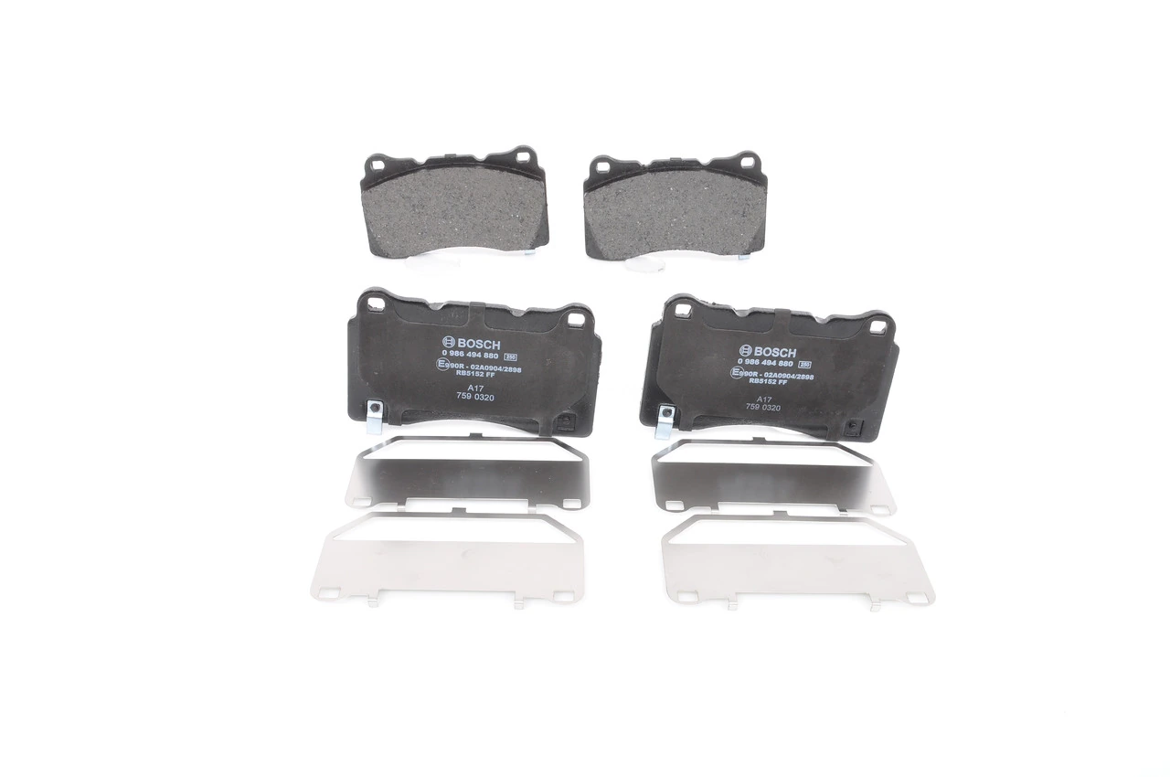 Brake Pad Set, disc brake 0 986 494 880