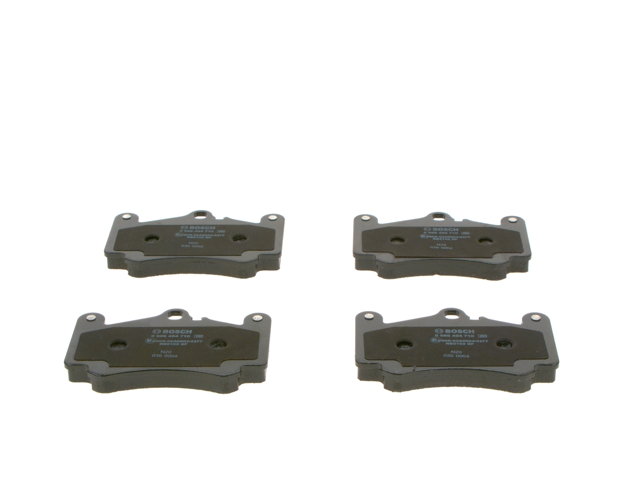 Brake Pad Set, disc brake 0 986 494 710