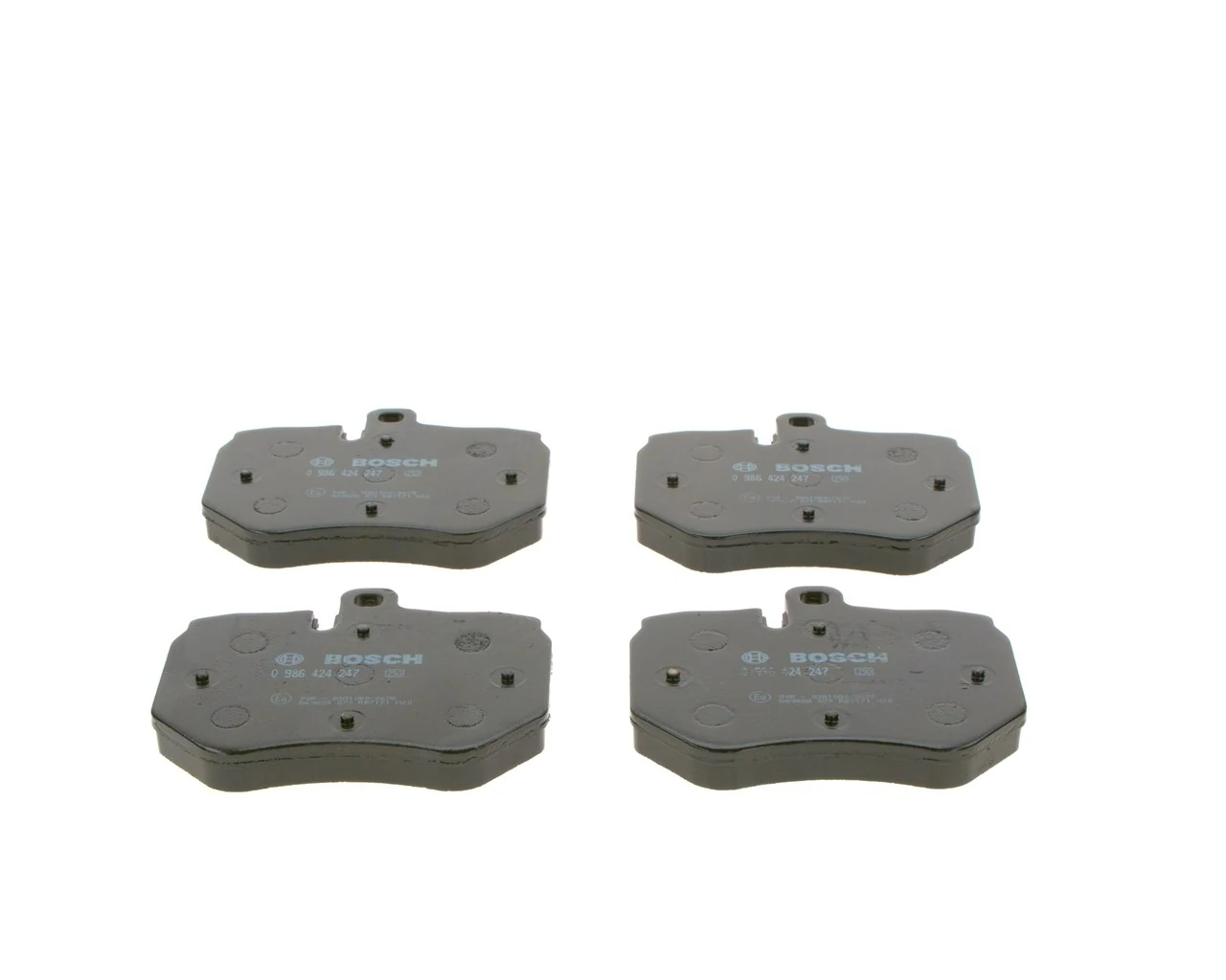 BOSCH 0 986 424 247 Brake Pad Set, disc brake
