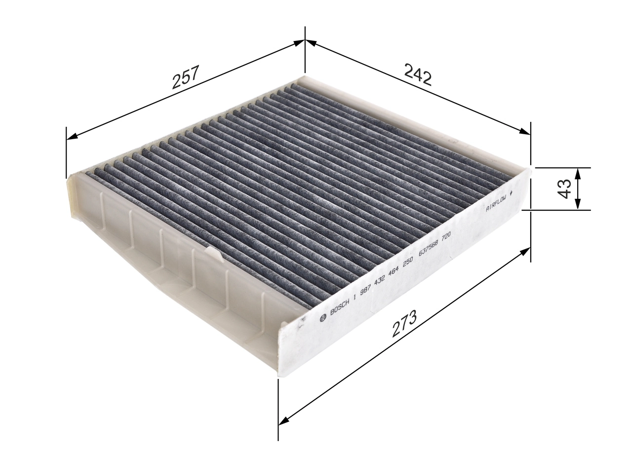 Filter, cabin air 1 987 432 464