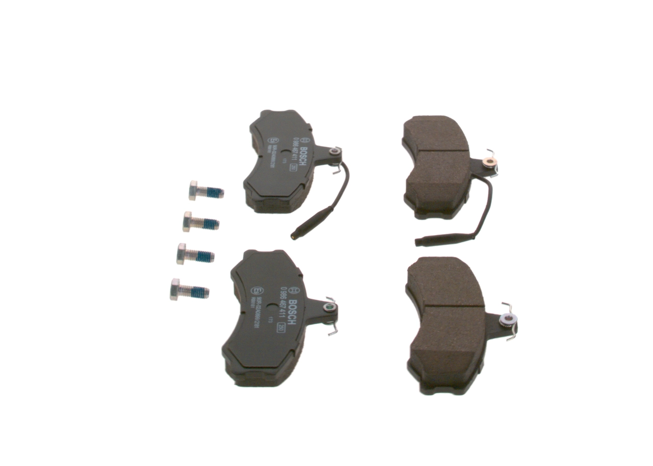 Brake Pad Set, disc brake 0 986 467 411