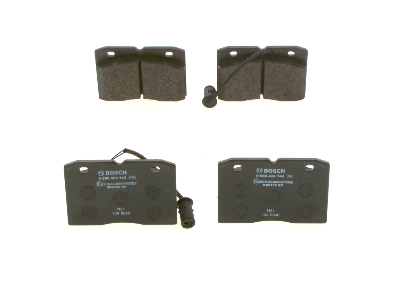 Brake Pad Set, disc brake 0 986 424 144