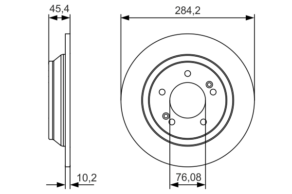 Brake Disc 0 986 479 C39